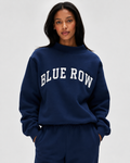 Blue Row Classic Mockneck
