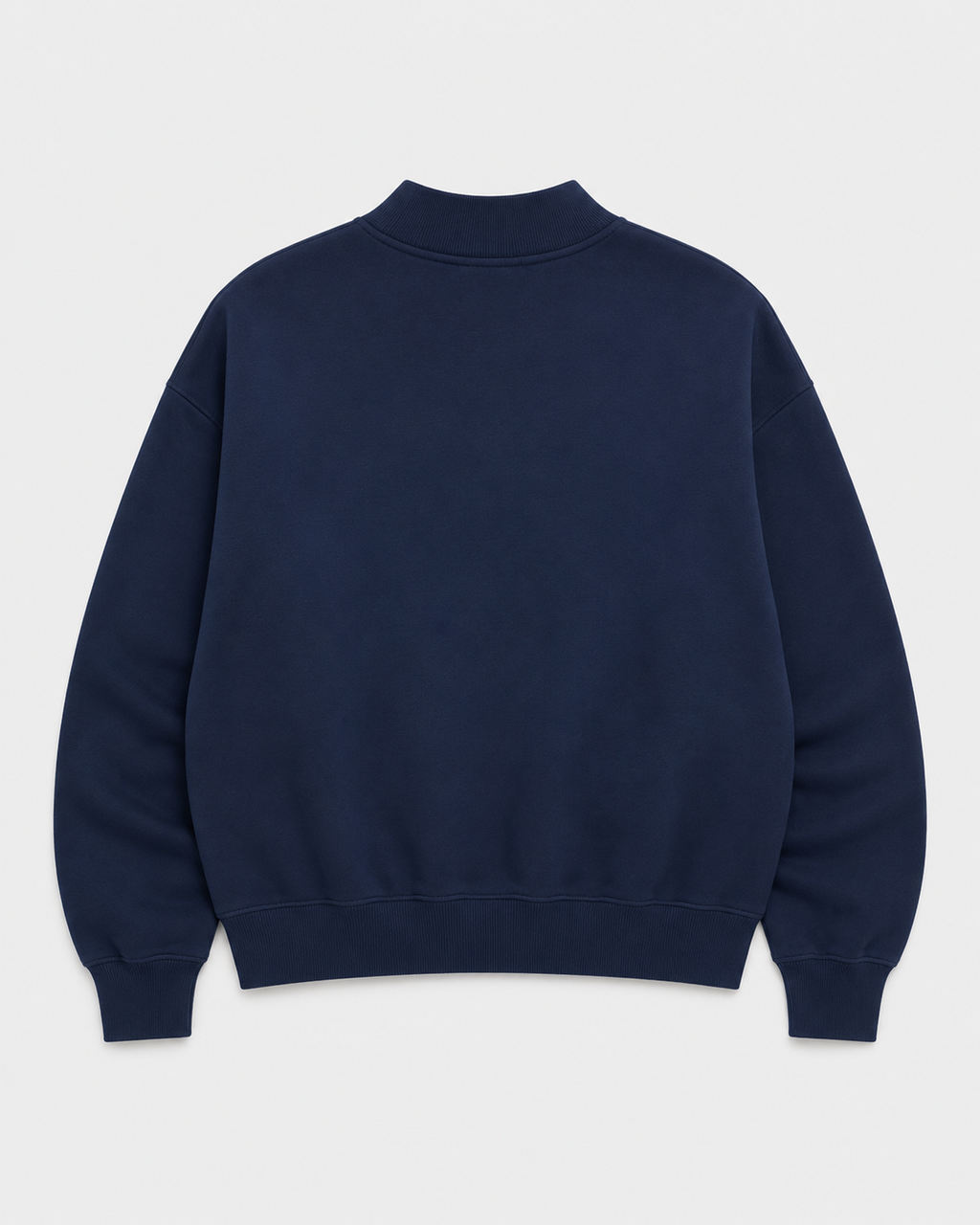 Blue Row Classic Mockneck