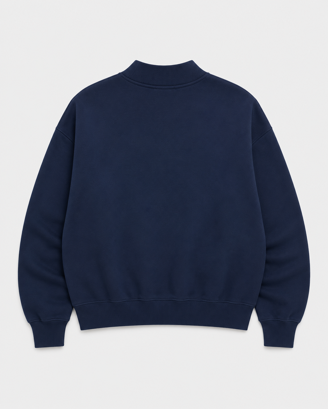 Blue Row Classic Mockneck
