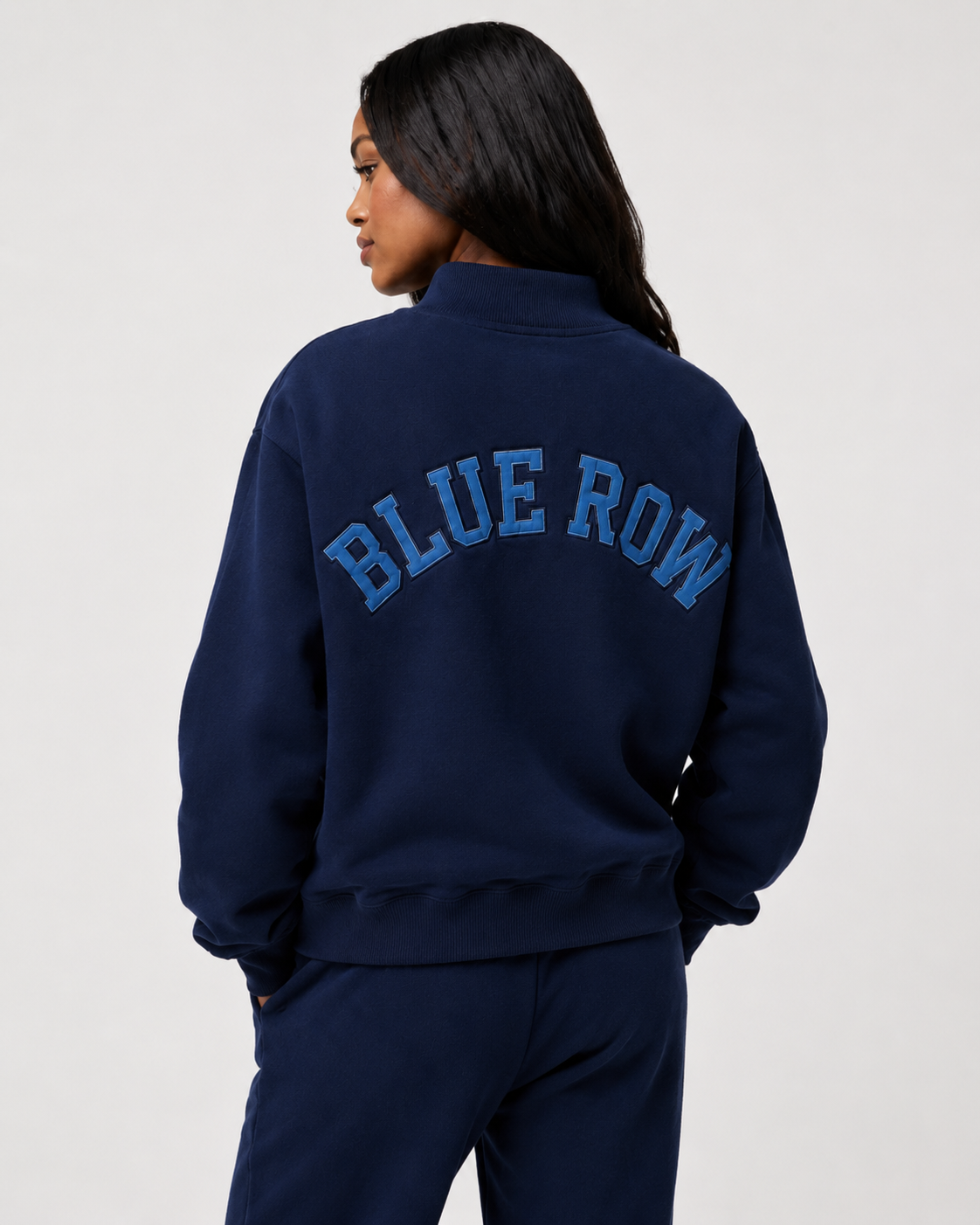 Basic Blue Mockneck