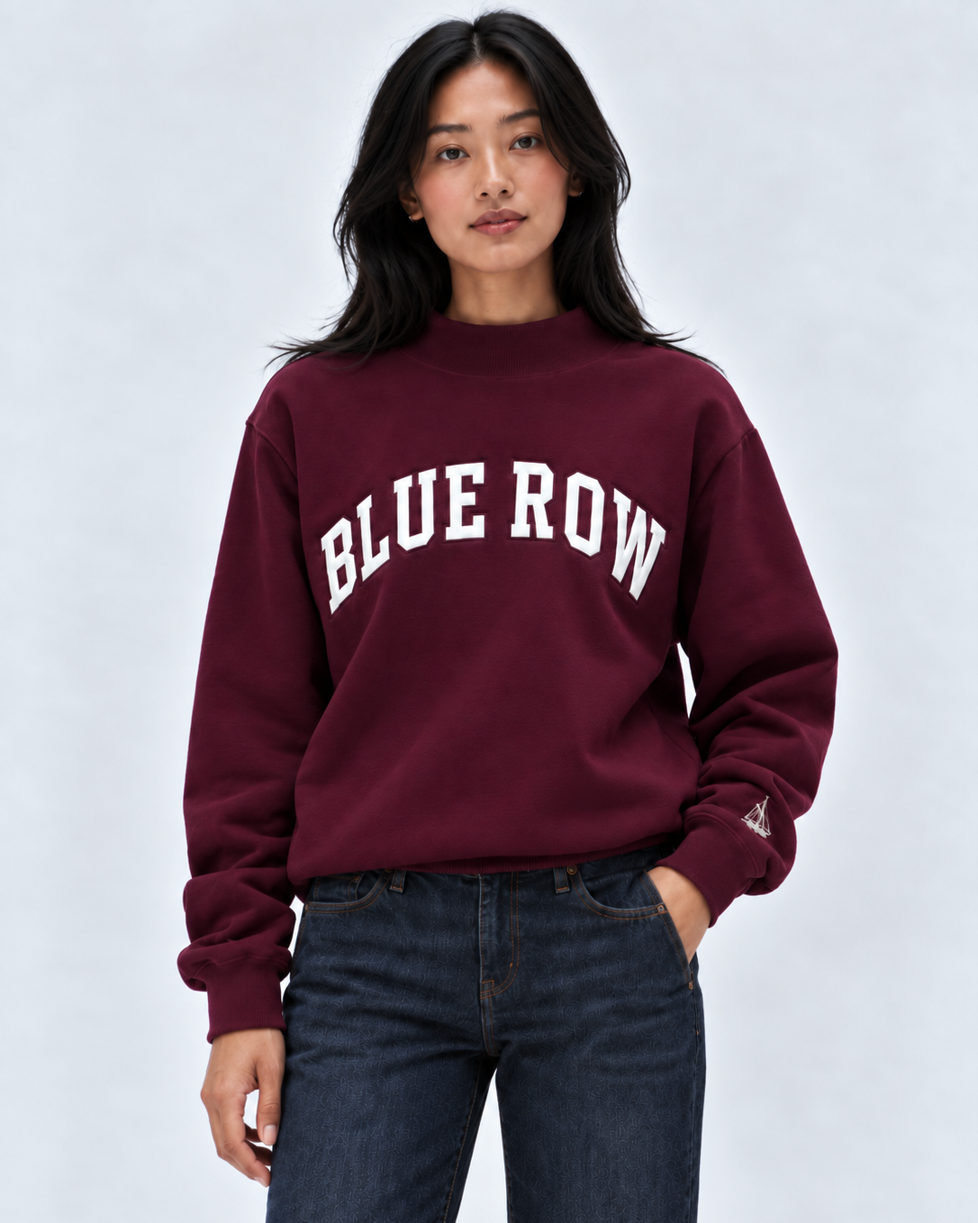 Classic Mockneck — Plum Fleece